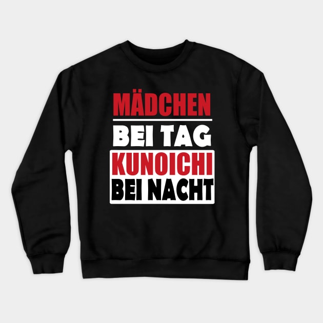 Kunoichi Karate Ninja Sport Lustig Mädchen Sprüche Crewneck Sweatshirt by FindYourFavouriteDesign